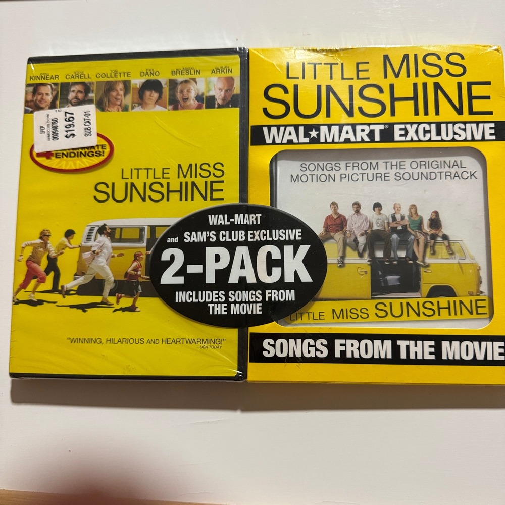 Little Miss Sunshine 2-Pack DVD & CD Walmart Exclusive New Sealed 2006 Comedy